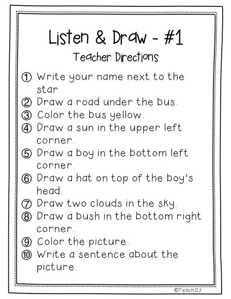 Animal Activities Elementary, Enrichment Activities For Elementary Art, Language Arts Games Elementary, Enrichment Activities For Elementary, Zoom Activities, Listening And Following Directions, Sel Activities, Listening Activities, Materi Bahasa Inggris