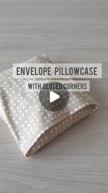 Envelope Pillow Case Pattern Easy Diy, Pillowcase Sewing Pattern, Envelope Pillow Cover Tutorial, Sew Pillowcase, Sew A Pillowcase, Envelope Pillowcase, Pillow Covers Tutorial, Pillow Covers Pattern, How To Make An Envelope