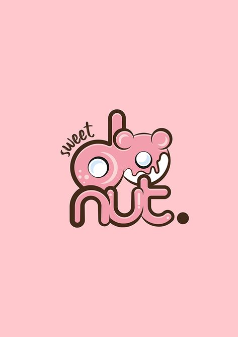 SWEET DONUT on Behance Donut Shop Logo, Donuts Logo, Logo Dessert, Eco Logo Design, Donut Drawing, Donut Store, Donut Logo, Graphic Designer Studio, Sweet Logo