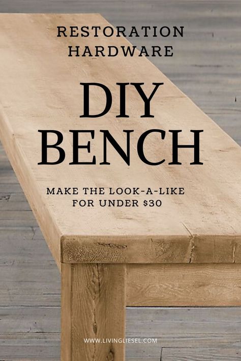 Restoration Hardware Diy, Restoration Hardware Living Room, Restoration Hardware Bedroom, Restauration Hardware, Restoration Hardware Table, Diy Restoration Hardware, Restoration Hardware Furniture, Restoration Hardware Dining, Diy Bank