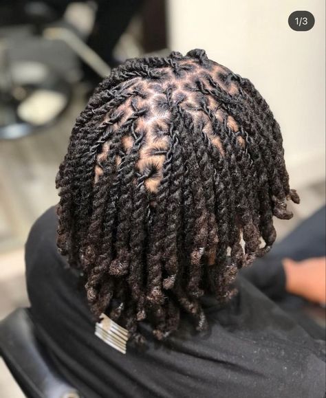 Re Twist Dreads Men, Taper Locs Men, 6 Inch Locs, 2 Strand Twist Locs Men, Dreads Retwist Men, Barrow Twist Dreads, Two Strand Locs Men, Two Strand Twist Starter Locs For Men, Small Locs Men