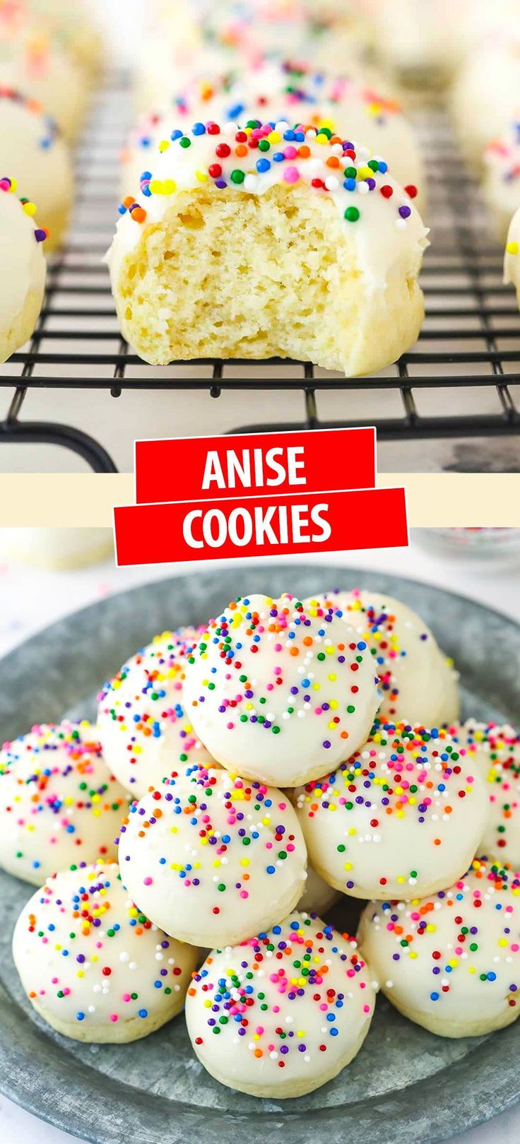 there are many different types of cookies on this plate and the same one is half eaten