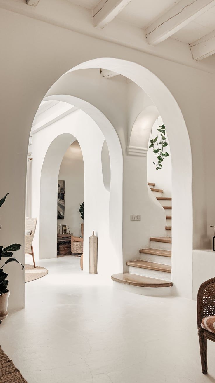 Arches in interior design
Modern archways
Arched doorways ideas
Arched windows design
Architectural arches
Home interior arches
Traditional arch designs
Arched entryways
Interior arch alcoves
Arched shelving units
Arch accent wall ideas
Arched openings for homes
Classic arch home design
Soft arch home design
Contemporary arched doorways
Minimalist arched designs
Arched ceilings in home interiors
Arched room dividers
Interior design inspiration
Interior design tips
Stylish home archways Arches Between Rooms, Big Arch Living Room, Arched Doors Interior Hallways, Arc Hallways, Rooms With Arches, Arch Room Separation, Modern Arch Window, Arched Entry Interior, Arch In Home