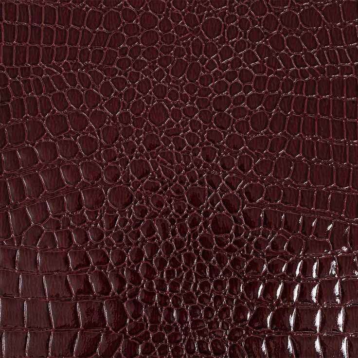 Get red-y to rock with this Brisbane Burgundy Faux Crocodile Patent Leather! In deep wine red, this vinyl features an embossed and shaded crocodile skin pattern, which lends a fascinatingly bumpy texture to an otherwise slick surface. With an off-white backing and quite stiff in drape, craft boxy jackets, fashionable footwear, and excellent accessories like handbags! Totally opaque, a lining isn’t necessary but may be desirable for comfort in wear and a polished finish. 

Note: This product pass Journal Printouts, Fabric Texture Pattern, Minimalist Wardrobe Essentials, Brown Autumn, Night Mode, Snakeskin Pattern, Skin Pattern, Mood Fabrics, Fabric Textures