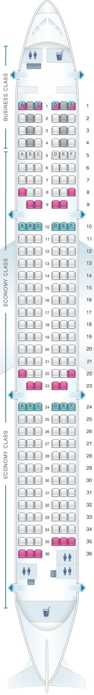 Seat Map Finnair Airbus A321 – 231 | Philippine airline, Malaysia ...