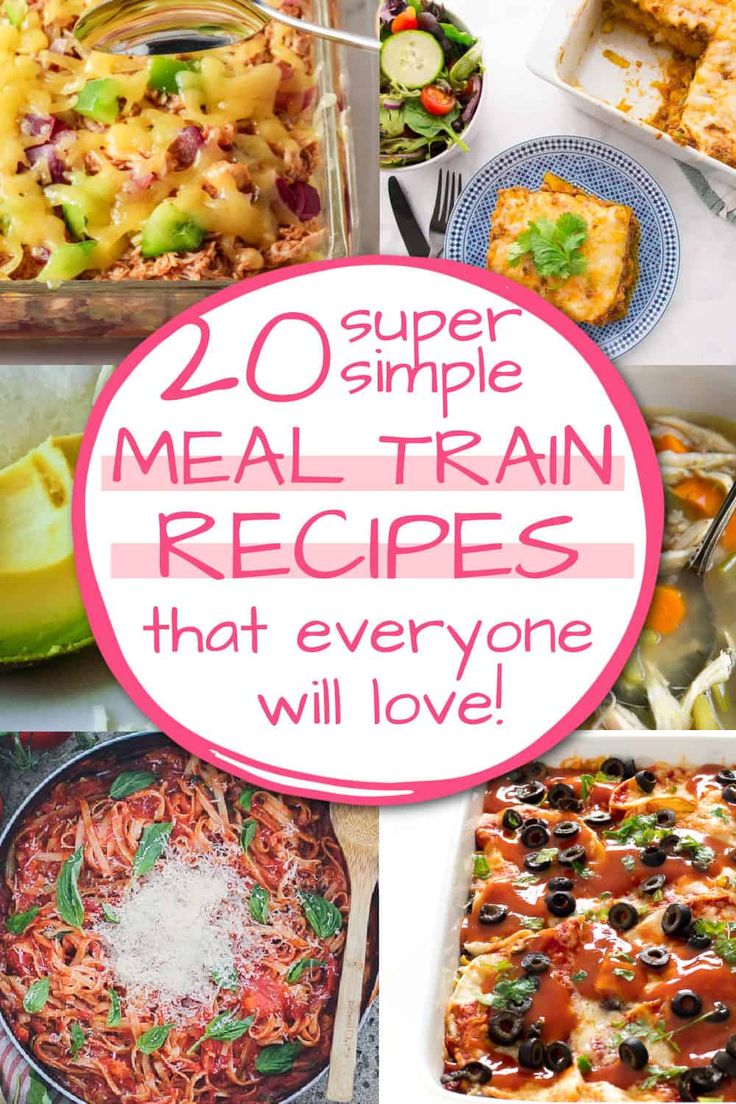 20 super meal train recipes that everyone will love