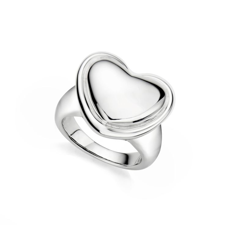 Namb brings its celebrated design heritage to women's jewelry with a .925 sterling silver collection.    Available in sizes 5-9;  Made of 925 Sterling Silver;  Rhodium plated for tarnish resistant finish;  Designed by Rmy Rotenier; Modern Heart-shaped Jewelry For Anniversary, White Gold Rings With Shiny Finish For Gift, Elegant Polished Heart Cut Ring, Classic White Gold Open Heart Ring, Sterling Silver Ring With Shiny Finish, Modern Sterling Silver Jewelry For Valentine's Day, Modern Sterling Silver Heart Ring, Modern Sterling Silver Heart Ring For Gift, Modern Sterling Silver Heart Ring Gift