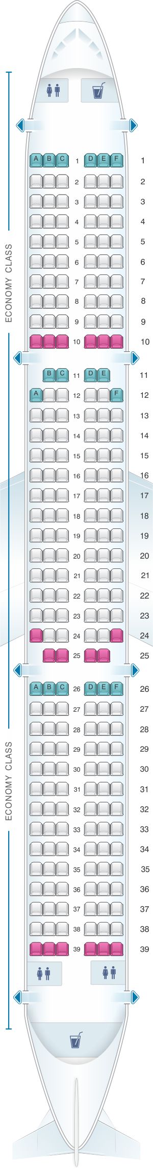 Seat Map Wizz Air Airbus A321 | Airline seats, Seating charts, Spirit ...