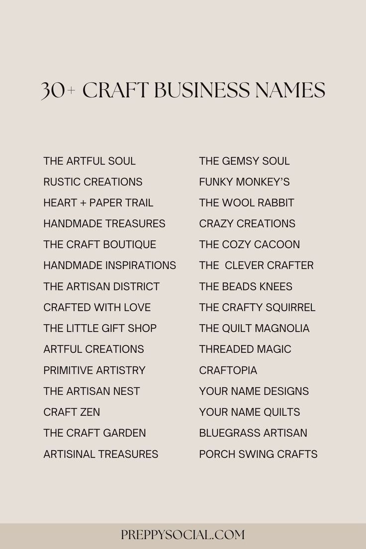 some type of font that is used to spell out the names for craft business names