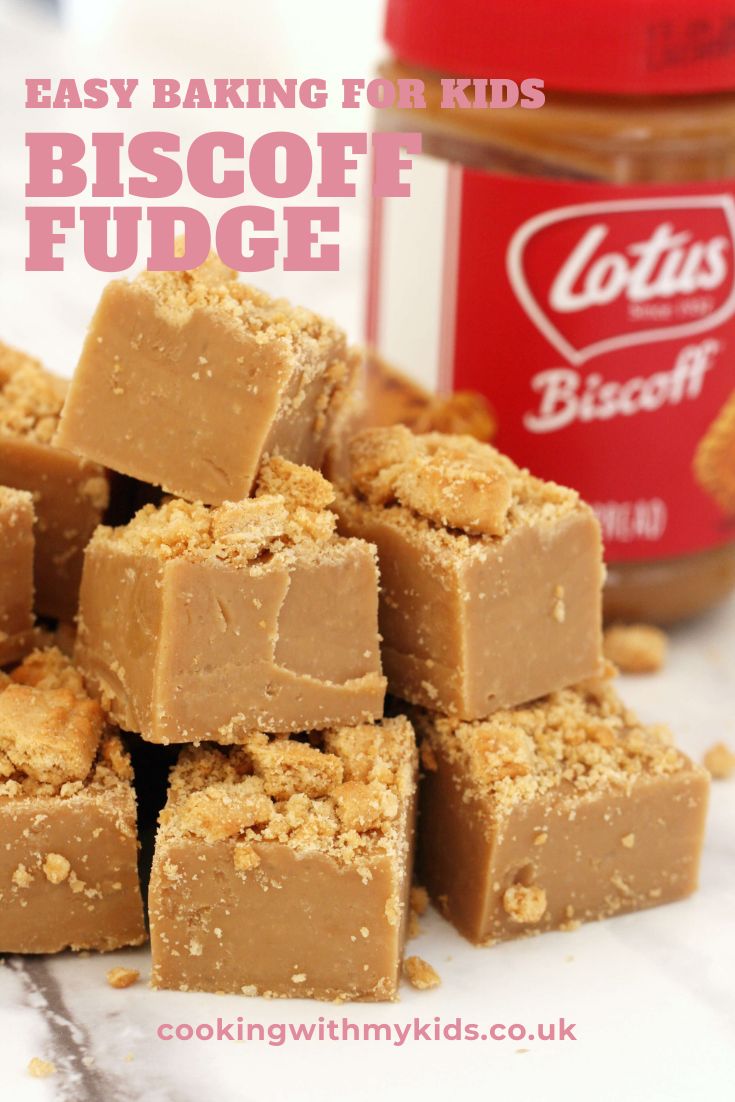 easy baking for kids biscoff fudge is the best way to make it at home