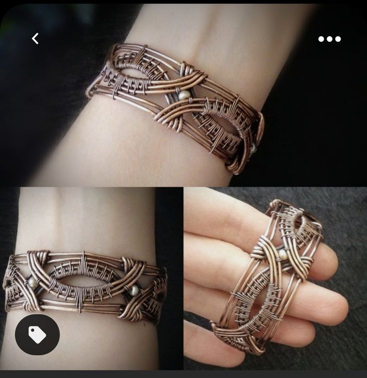 Drátěná Socha, Wrap Armband, Bijoux Fil Aluminium, Copper Wire Jewelry, Wire Jewelry Tutorial, Wire Jewelry Designs, Wire Wrapped Bracelet, Diy Wire Jewelry, Wire Work Jewelry