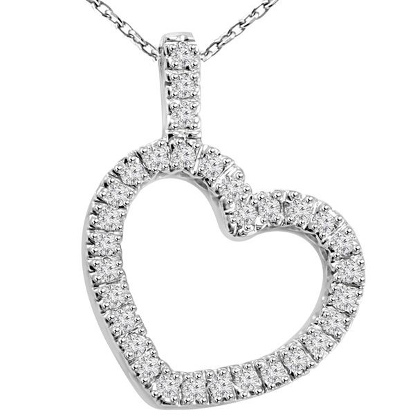 Jewelry Point - Tilted 0.80ct Diamond Heart Pendant Necklace 14k Gold, $1,700.00 (https://www.jewelrypoint.com/tilted-0-80ct-diamond-heart-pendant-necklace-14k-gold/) Diamond Heart Pendant Necklace, Heart Pendant Diamond, Diamond Pendant Necklace, Diamond Heart, Heart Pendant Necklace, Diamond White, Heart Pendant, Gold Chains, Jewelry Shop