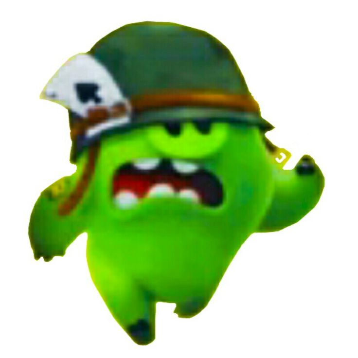 a green cartoon character wearing a hat