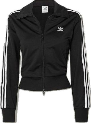 Adidas Hoodie Aesthetic, Black Adidas Track Jacket, Adidas Jacket Aesthetic, Adidas Black Track Jacket, Adidas Jacket Women Outfit, Adidas Clothes Women, Clothes Shifting, Adidas Women Outfit, Adidas Jacket Outfit