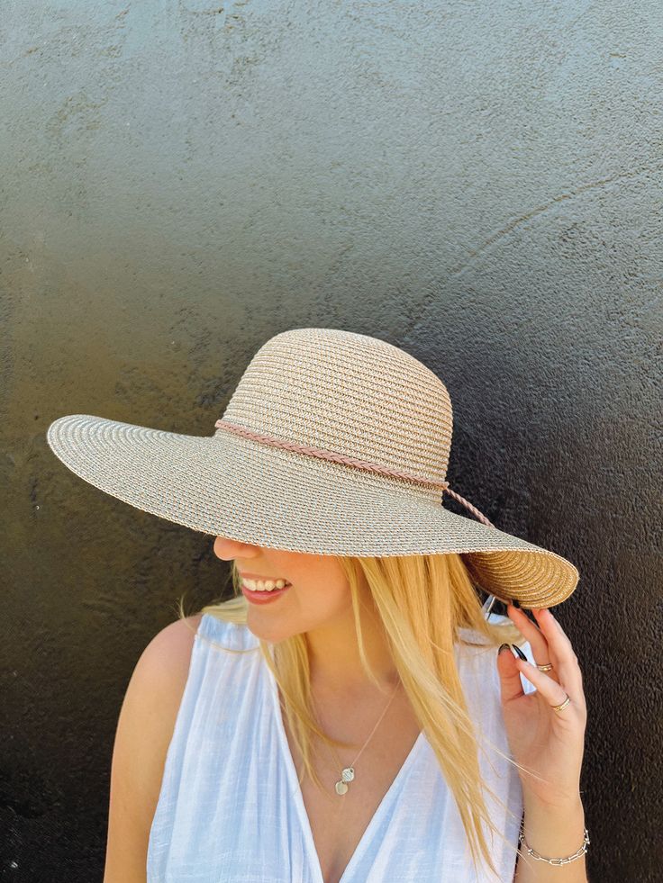 Straw Floppy Sun Hat-Natural | Side View Floppy Sun Hat, Floppy Sun Hats, Pink Pineapple, Next Clothes, Head Circumference, Braided Leather, Sun Hat, The Pink, Sun Hats