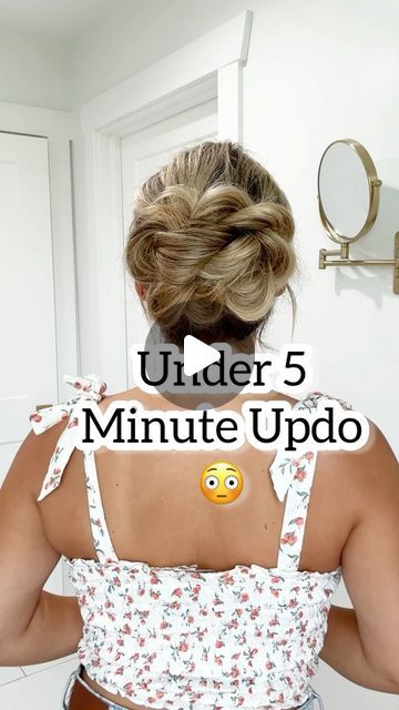 Lainey Ostrom on Instagram: "Under 5 minute updo! I swear this low bun updo is easy to recreate. This will work best on medium and long hair! TIP: Keep your loops small!" Updo Hairstyles Videos Easy, Easy Middle Part Updo, Cute Low Buns For Medium Hair, Easy Hairstyles For Medium Hair Updo, Easy Cute Updos For Long Hair, Easy Low Buns For Medium Hair, Easy Medium Hair Updo, Cute Easy Updos For Long Hair, Easy Wedding Updos For Long Hair