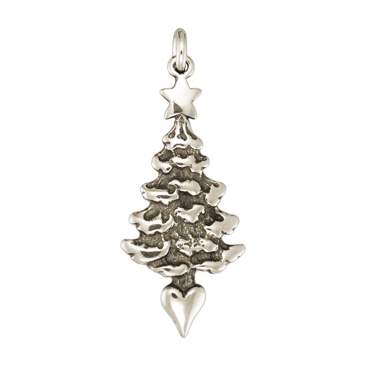 DESCRIPTION There is no better Christmas family tradition, than selecting and decorating a beautiful Christmas tree. As the tree warms in your home, it will exude that wonderful pine tree scent, that we have come to associate with Christmas! Gift this sterling silver charm to that special Christmas loving someone in your life. Original design by Pat Frey 1 3/16 inch length Type: Three Dimensional Item Number: 0933 Christmas Tree Charm, Christmas Traditions Family, Silver Christmas Tree, Disney Charms, Links Of London, London Christmas, Bear Pendant, Beautiful Christmas Trees, Family Tradition