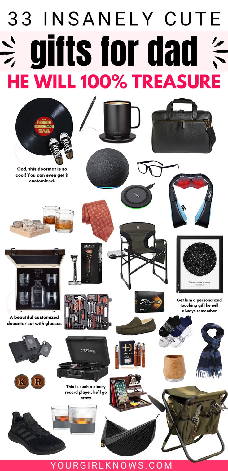 FATHER'S DAY GIFT IDEAS: For the special man in your life, give him something that will stand the test of time! Check out this list of the most practical gifts for Dad that he'll treasure all his life. Show him how much you care with a gift from this list today! Gifts For Dads From Daughter, Xmas Gifts For Dad From Daughter, Christmas Gifts For Father From Daughter, Dads Bday Gifts, Amazon Gifts For Dad, Presents For Dads For Christmas, Christmas Ideas For Dad From Daughter, Birthday Gifts For Father From Daughter, Gifts To Get Your Dad For Christmas