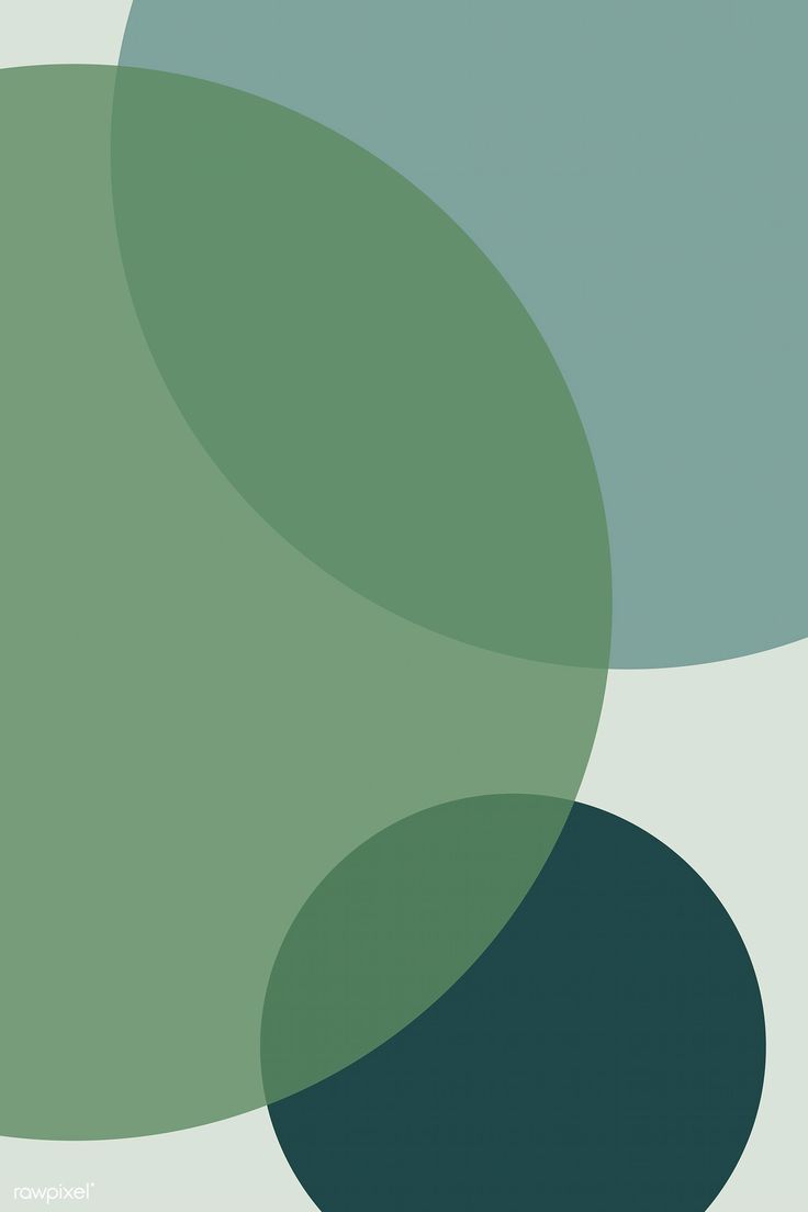 an abstract green and blue background with overlapping circles in the shape of three intersecting shapes