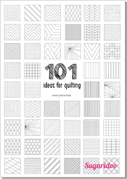 the top ten designs for quilting is shown in black and white, with text that reads