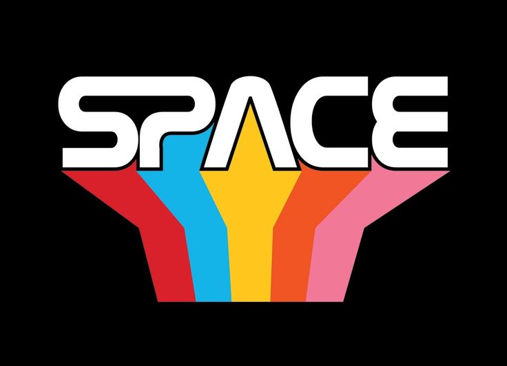 the logo for space, which is featured in an image with rainbows and ...