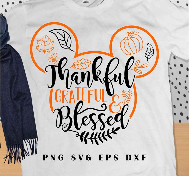 Thankful Head Mickey SVG thanksgiving svg mickey mouse svg | Etsy ...