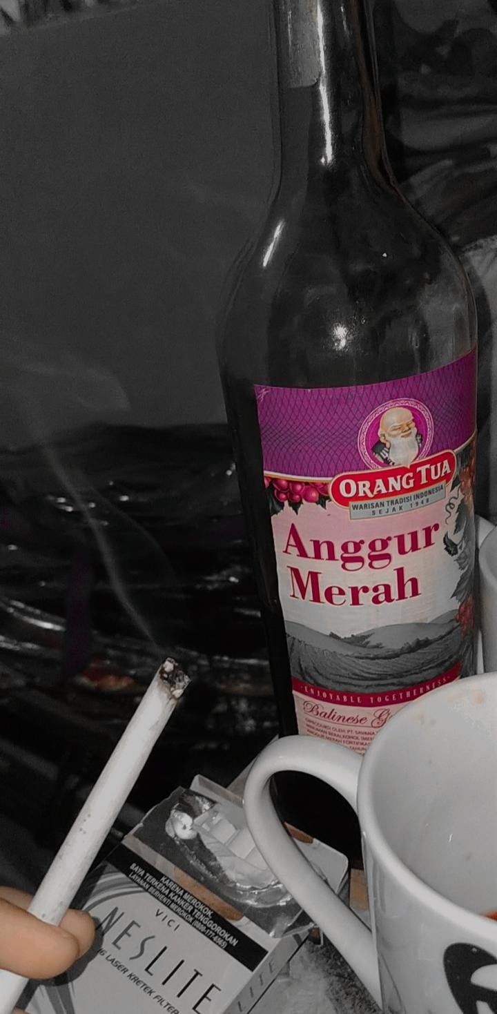 Anggur Merah Orang Tua Anggur Merah Minuman Keras Minuman Coklat Panas