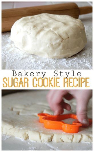 this is an image of a homemade sugar cookie recipe