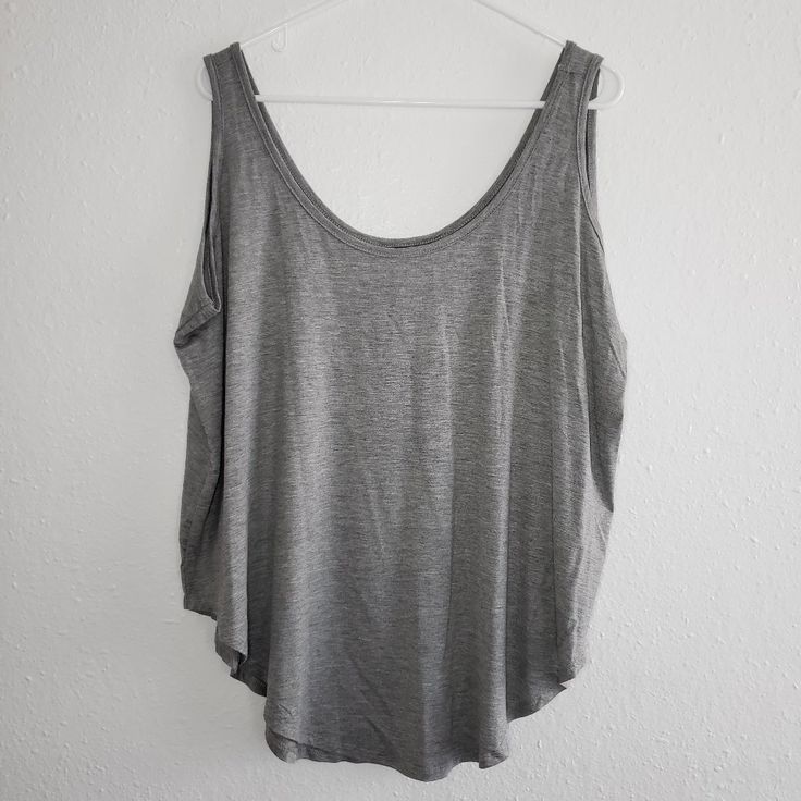 New Savvi Women's Size 2x Aja Tank Top Gray Scoop Neck Shirt Brand New, With Tags Savvi Brand Women's Size 2x Aja Tank Top Gray In Color Scoop Kneck Shirt 95% Rayon & 5% Spandex *The Pictures Tell The Story Best, So Please Look At Them All, And Let Me Know If You Have Any Questions. Gray Tank Top For Summer, Oversized Scoop Neck Top For Loungewear, Oversized Scoop Neck Summer Tops, Oversized Scoop Neck Top For Summer, Gray Relaxed Fit Tops For Summer, Oversized Scoop Neck Tops For Spring, Gray Summer Tops For Day Out, Gray Everyday Tops For Summer, Gray Summer Tops For Everyday