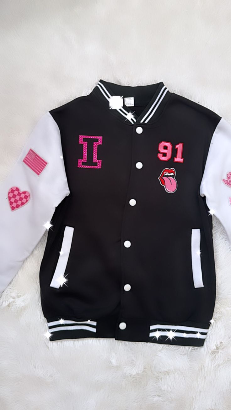 Custom Varsity Jackets! Perfect for Birthday gift  Variety of colors, cotton soft fabrics. Black Varsity Jacket With Letter Embroidery For Spring, Fall School Varsity Jacket In Cotton, School White Cotton Varsity Jacket, College Patchwork Cotton Sweatshirt, Cotton Long Sleeve Outerwear With Letter Embroidery, Varsity Style Cotton Outerwear With Letter Print, White Cotton Varsity Jacket For School, Trendy Cotton Varsity Jacket With Patchwork, Cotton Patchwork Varsity Jacket For College