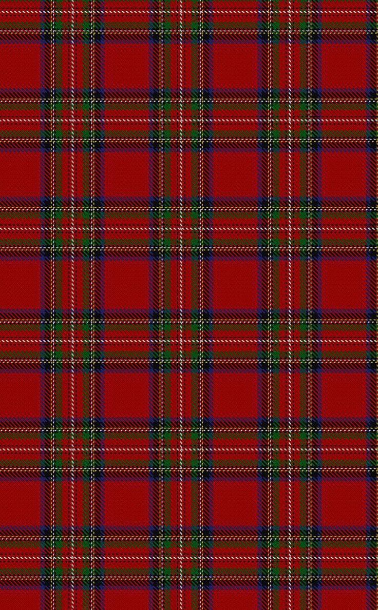 a red and green plaid fabric