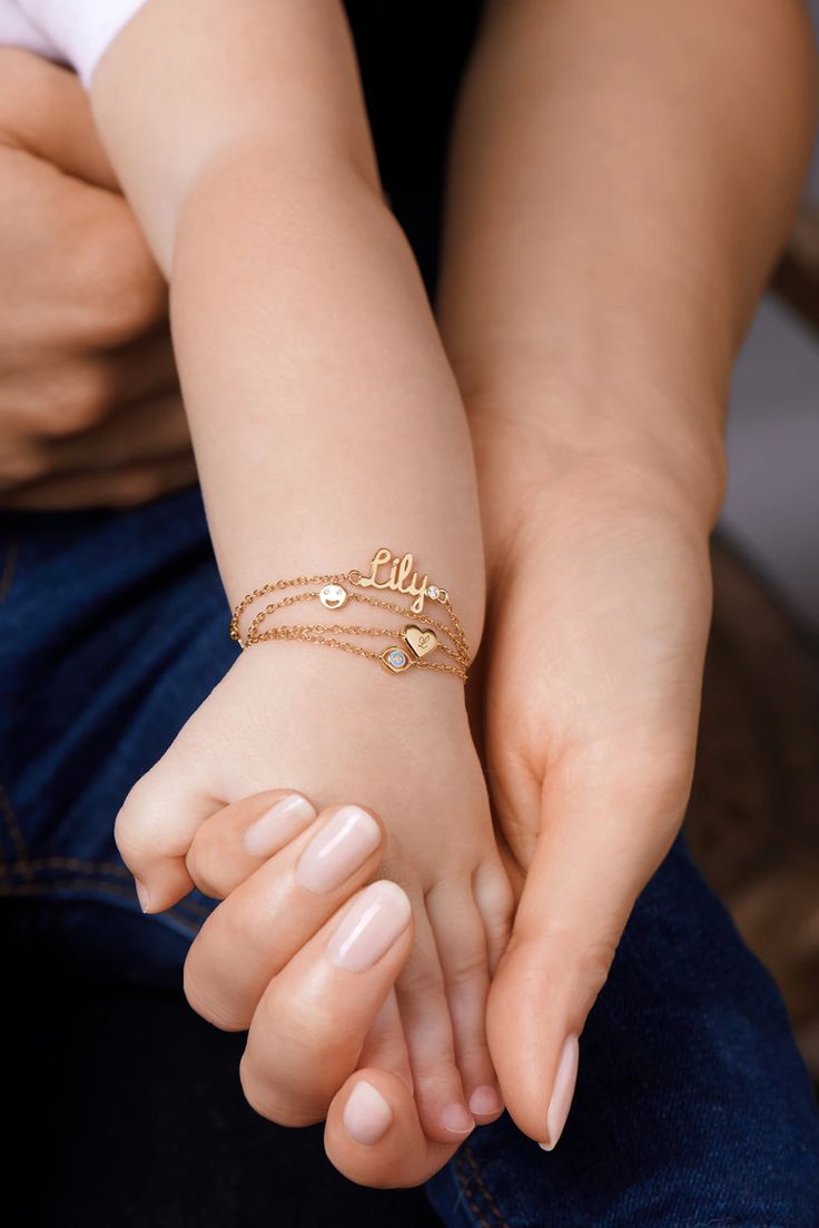 Evil Eye Baby Bracelet - Bracelets | Alison Lou Baby Bracelet Gold, Baby Jewelry Gold, Baby Girl Bracelet, Kids Gold Jewelry, Alison Lou, Bracelets Design, Diamond Eyes, Baby Bracelet, Baby Jewelry