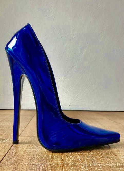 Woman Heels, Blue Stilettos, Extreme High Heels, Elegant High Heels, Beautiful High Heels, Just Fab Shoes, Killer Heels, Heels Pumps, Neon Blue