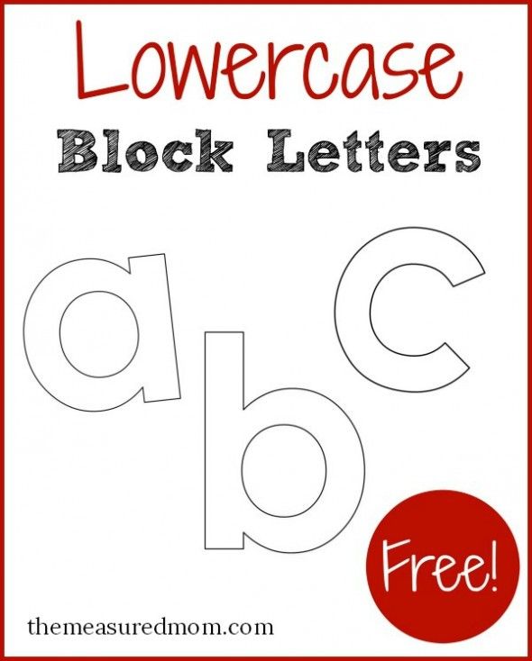 lowercase block letters letter activities preschool letters free