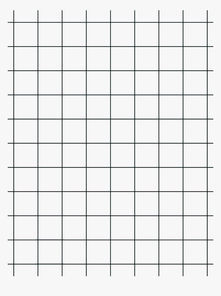 a graph paper with squares and lines on it in black and white, as well as the