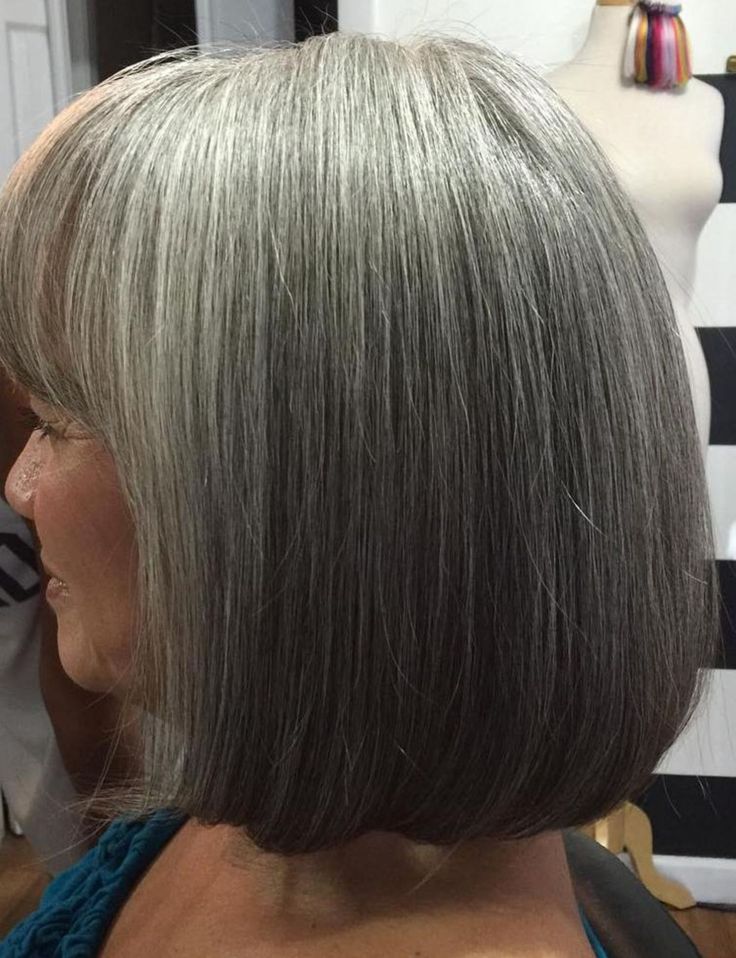 Gray Bob With Bangs For Mature Women Silver Fox Hair, Grey Bob Hairstyles, Gray Balayage, Grey Bob, Tan Skin Blonde Hair, Short White Hair, Grey Curly Hair, Gorgeous Gray Hair, Short Grey Hair