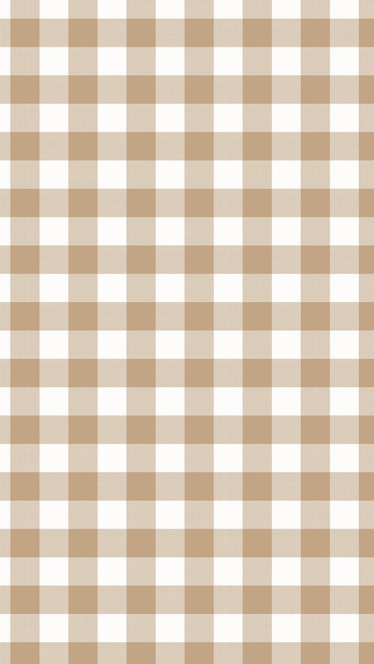 a brown and white checkered pattern that looks like fabric