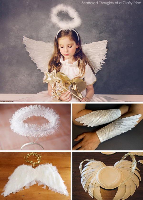 Angel Costumes and DIY Ideas. Kids Angel Costume, Angel Costume Diy, Diy Costumes Kids Boys, Angel Costumes, Angel Diy, Angel Ideas, Nativity Costumes, Angel Halloween Costumes, Diy Angel Wings