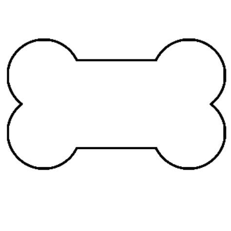 a dog bone outline on a white background