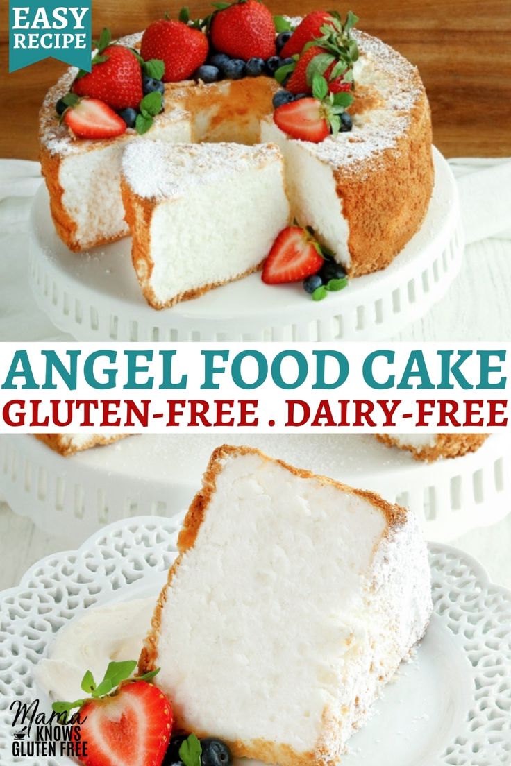 angel food cake gluten - free dairy - free