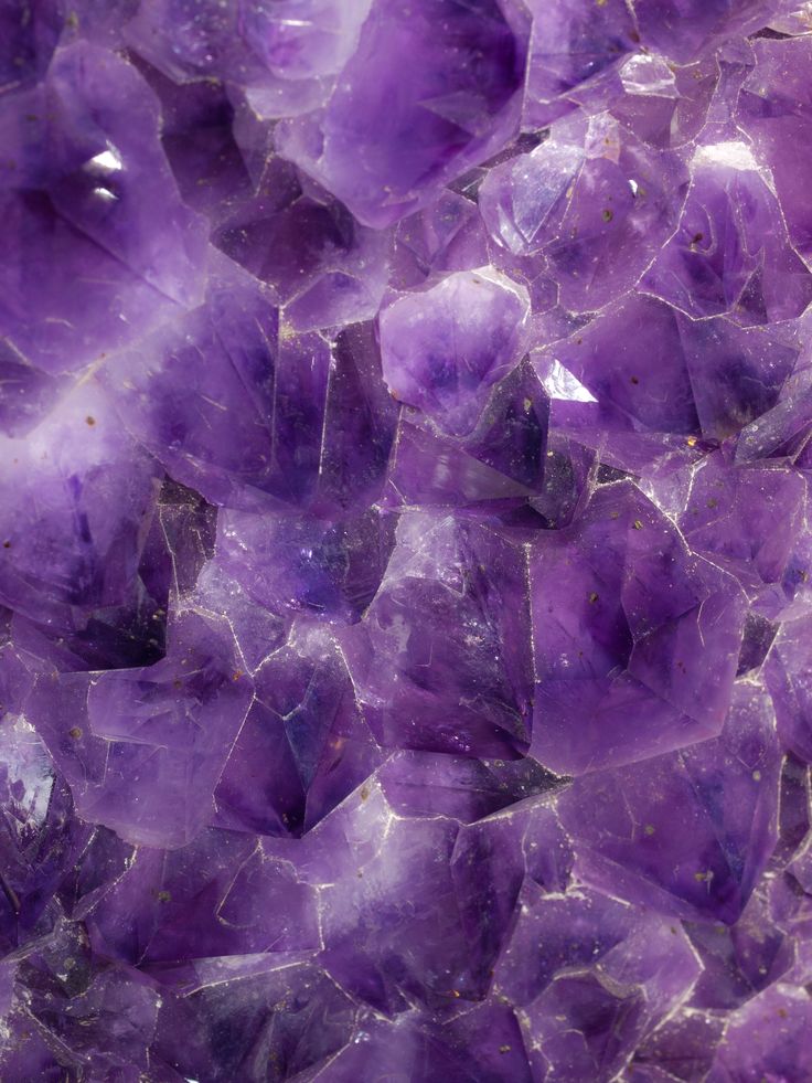 purple crystals are shown in this close up photo