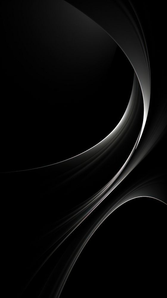 an abstract black and white background with curved lines