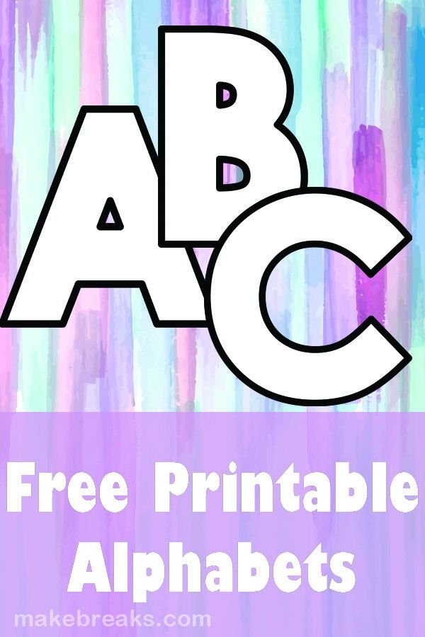 an abc and c printable alphabet with the words, free printable alphabets