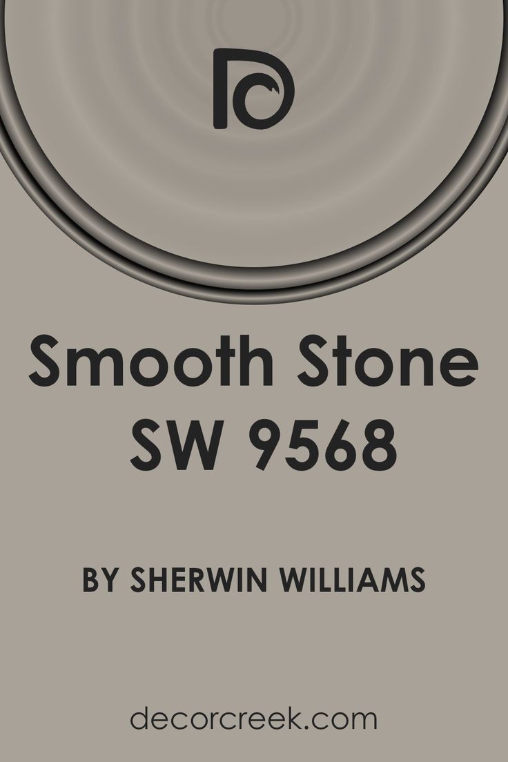 the cover for smooth stone sw968 by shewin williams, featuring an image of