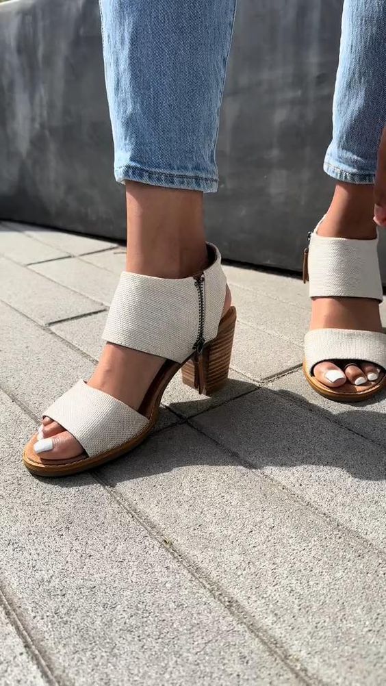 Elevate any outfit with the chic Majorca Rope Natural Platform Sandal. Indulge in the hand-woven charm of the basket weave block heels, wrapped in authentic jute for that perfect boho touch. 🌿 Step onto the comfortable platform and stride in style with the natural upper that complements every ensemble. 
Ready to walk in the spotlight? 🌟💃
✨ Discover Your Perfect Pair Today! ✨ Comfortable Spring Closed Toe Heels, Comfortable Closed Toe Heels For Spring, Summer Block Heel With Cushioned Footbed, White Casual Block Heels For Spring, Casual Low Block Heels With Strap, Casual White Open Toe Block Heels, Casual Low Block Heels With Heel Strap, Casual White Block Heels With Open Toe, Casual Heels With Ankle Strap