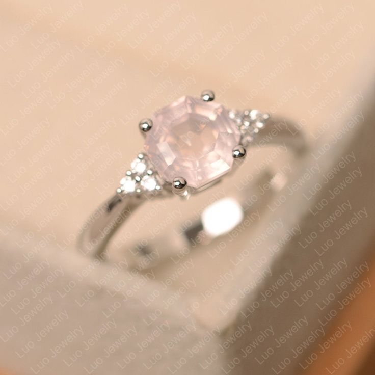 Pink Quartz Ring, Rose Quartz Ring Engagement, Emerald Cut Solitaire Ring, Original Engagement Rings, Pear Cut Engagement Rings, Oval Cut Engagement Ring, Engagement Ring For Women, London Blue Topaz Ring, Rose Quartz Ring