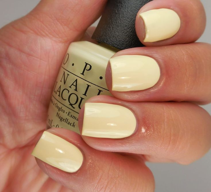 OPI Soft Shades Collection 2016 - Of Life and Lacquer Yellow Nail Art, Yellow Nails Design, Nail Art Wedding, Opi Nail Polish, Popular Nails, Pastel Nails, Yellow Nails, Opi Nails, My Nails