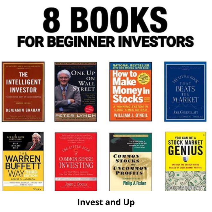 eight books with the title 8 books for beginner inventors