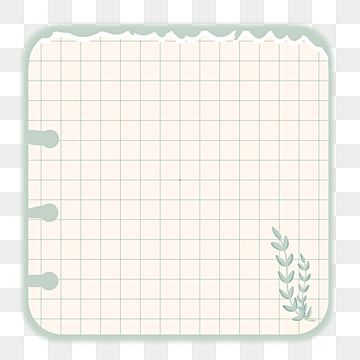 a piece of paper with a plant on it, transparent background png and psd