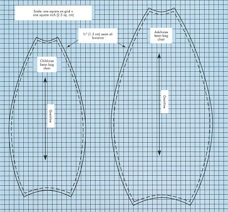 the front and back view of a sewing pattern